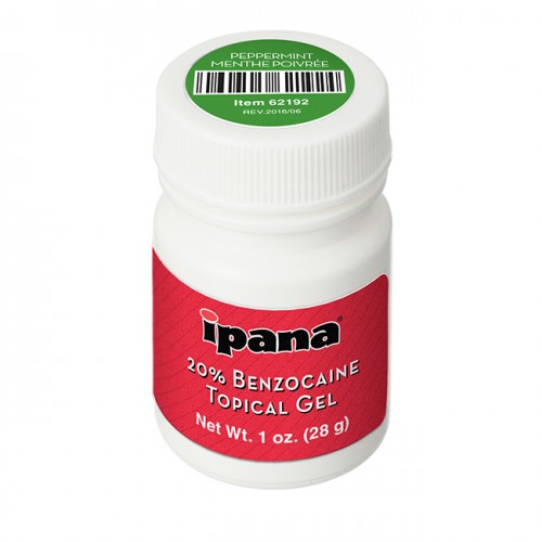 ipana 20 percent Benzocaine Topical Gel - Peppermint