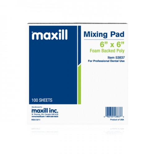 Foam Backed Poly Mixing Pad - 6" x 6"