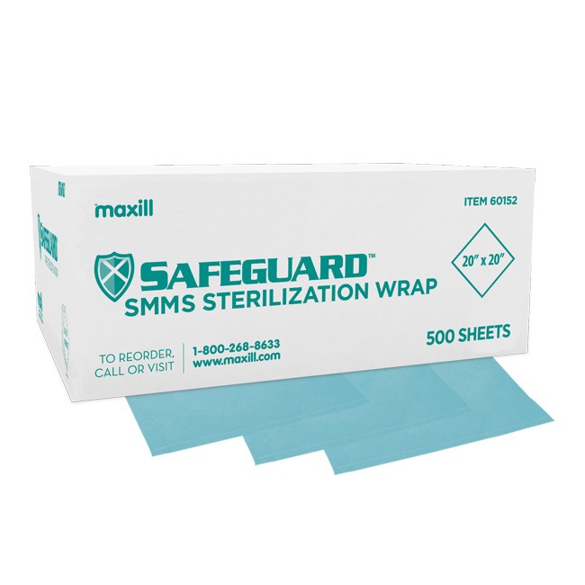 Safeguard SMMS Sterilization Wrap - 24" x 24"